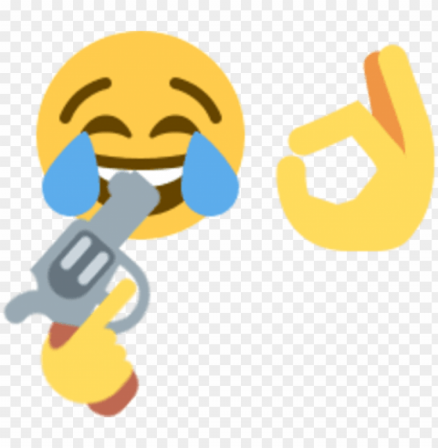 emoji suicide Isolated Character with Transparent Background PNG