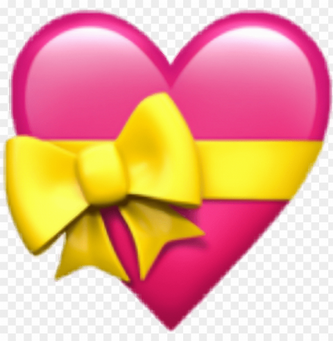 emojis whatsapp corazones the emoji - heart with ribbon emoji PNG Graphic with Isolated Transparency