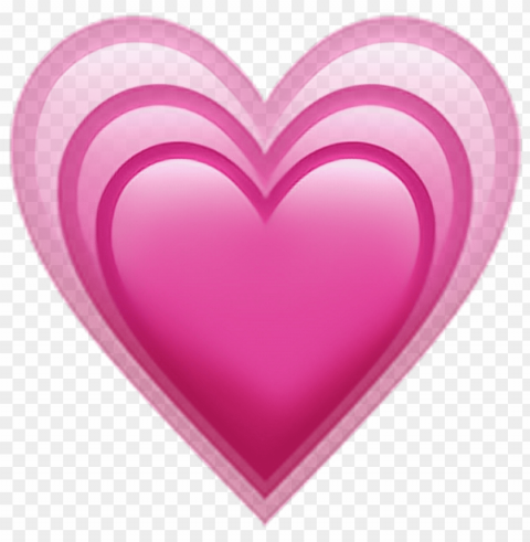 emotions emotion emoji heart whatsapp pink - ios heart emojis PNG images with transparent canvas comprehensive compilation