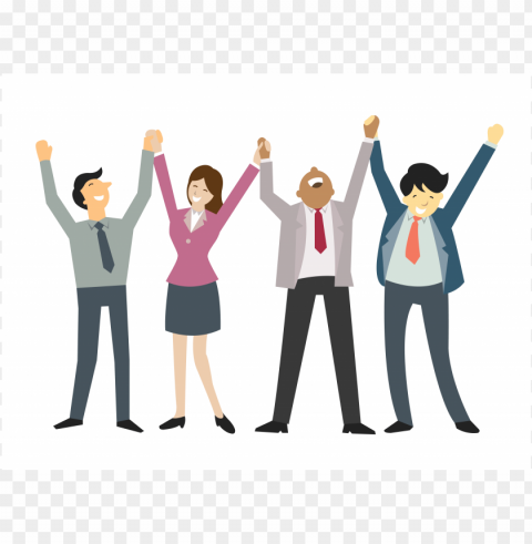 happy employees Vector PNG no watermark PNG transparent with Clear Background ID a23ef487