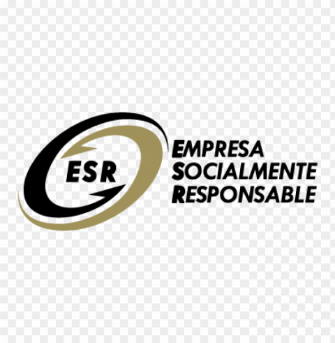 empresa socialmente responable logo vector Clean Background Isolated PNG Image