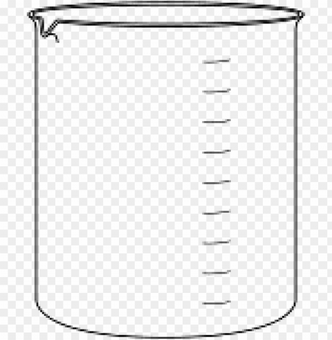 empty measuring beaker PNG transparent elements compilation