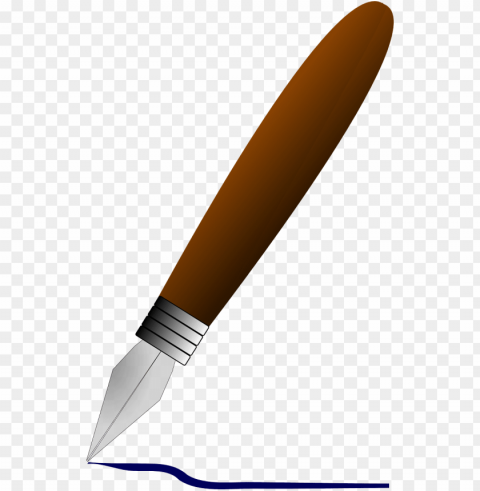 en fountain pen writing - pe Clean Background Isolated PNG Graphic Detail