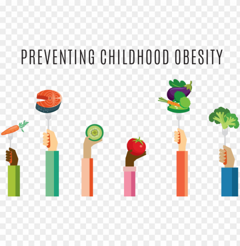 encouraging healthy habits and promoting success - childhood obesity PNG Graphic Isolated on Clear Backdrop