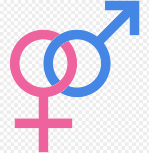 Ender Icon - Heterosexual Symbol PNG Isolated Object With Clarity