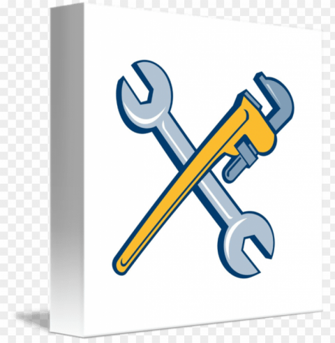 engine clipart crossed wrench - pipe wrench crossed PNG images without licensing PNG transparent with Clear Background ID 643c5693