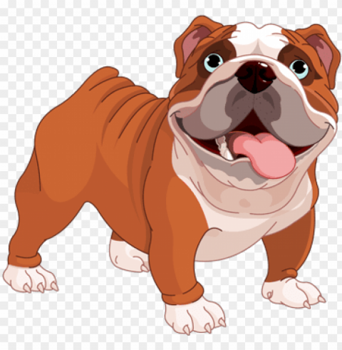 English Bulldog Clipart Happy - English Bulldog Clipart PNG Images For Mockups