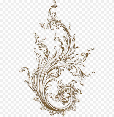 engraving tattoo baroque filigree sleeve file hd - filigree tattoo Clear background PNG elements