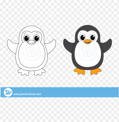 enguin-clipart - דף צביעה של פינגווין Transparent PNG pictures for editing
