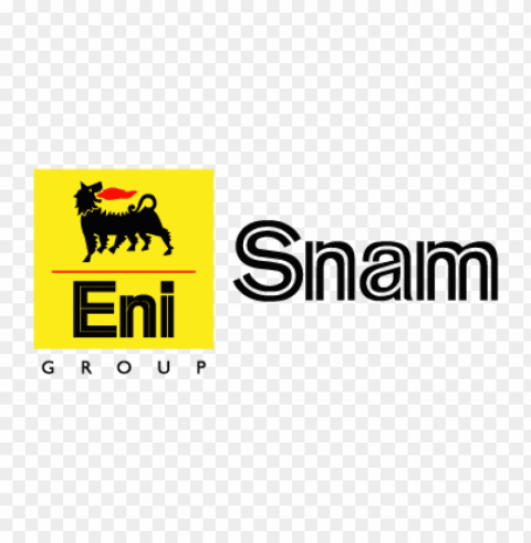 eni snam vector logo PNG with Isolated Object and Transparency