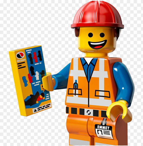 enjoy 6 weeks of engineering fun with legos and hands-on - emmet lego movie minifigure Transparent Background PNG Object Isolation