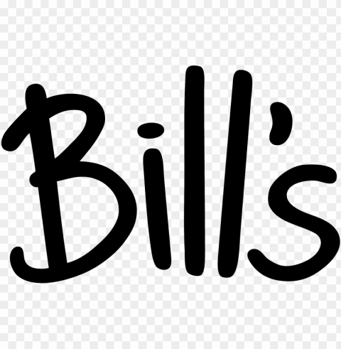 enjoy a free starter or dessert on us at bills restaurant - calligraphy PNG Isolated Object with Clarity