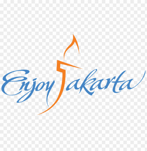 enjoy jakarta logo PNG with Clear Isolation on Transparent Background