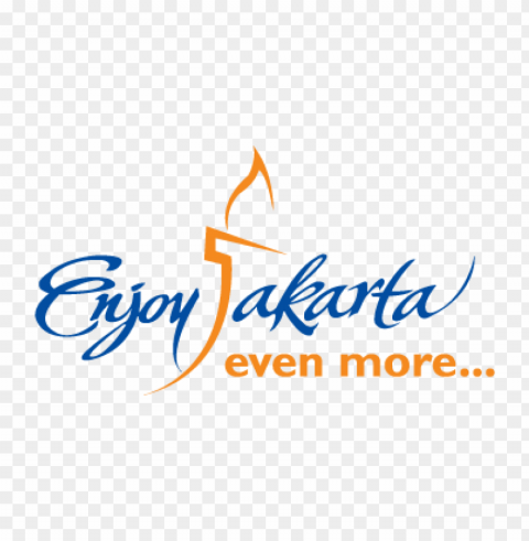enjoy jakarta logo vector free Transparent Background PNG Isolated Element