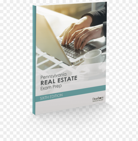 ennsylvania real estate exam prep 6th edition - flyer PNG cutout