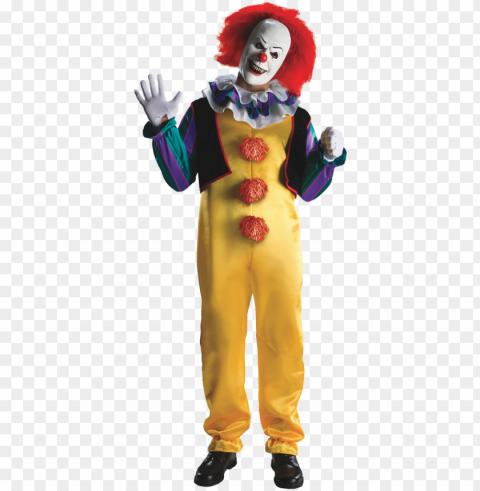 ennywise clown costume & mask - killer clown costume kids PNG images alpha transparency