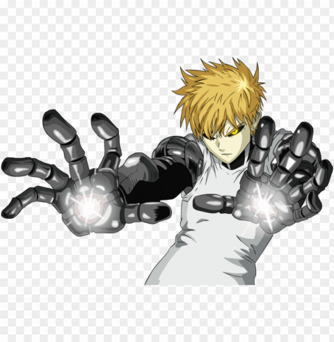 enos the cyborg - one punch man genos Isolated Icon on Transparent Background PNG