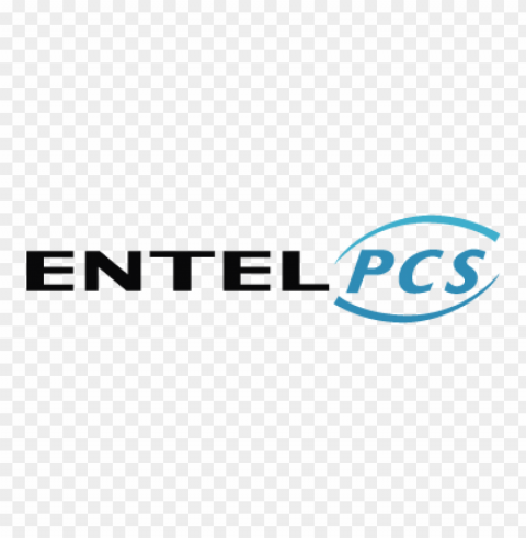 entel pcs vector logo HighResolution Isolated PNG with Transparency