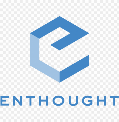 enthought logo vertical 2018 blue - enthought Isolated Object in Transparent PNG Format