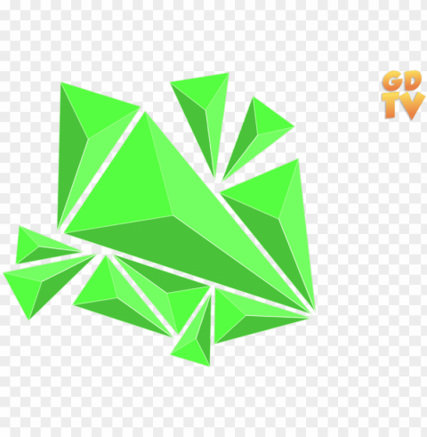 eometric shape high-quality image - green geometric shapes Clear Background PNG with Isolation