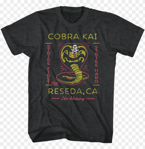 eon cobra kai karate kid t-shirt - listen to wu tang with daddy PNG Image with Clear Isolated Object