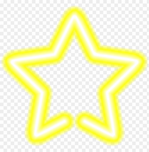 eon star - yellow neon PNG files with no background assortment