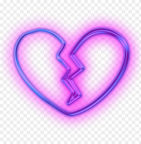 eon sticker - broken purple heart emoji PNG transparent photos mega collection
