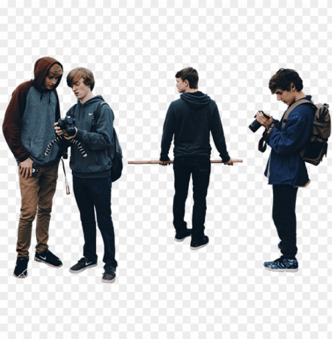 eople group Isolated Artwork on Transparent PNG