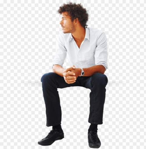 eople top view cut out people people tree people - man sitting HighQuality Transparent PNG Isolated Element Detail