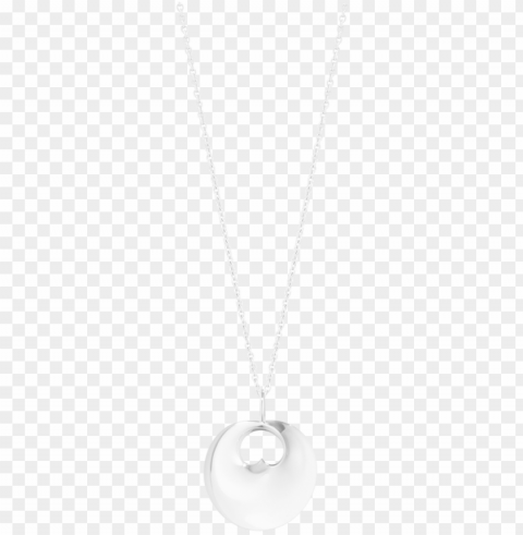 eorg jensen small hidden heart sterling silver necklace - locket PNG Image with Transparent Background Isolation
