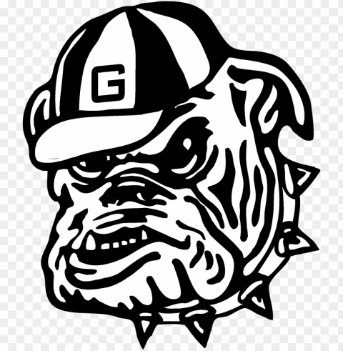 eorgia bulldogs logo black and white - georgia bulldog logo sv PNG images with no attribution