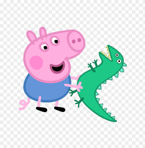 eorgie pig transparent - peppa pig characters george Free PNG images with alpha channel PNG transparent with Clear Background ID f7e790ec