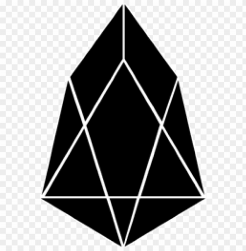 eos logo black Isolated Icon in Transparent PNG Format