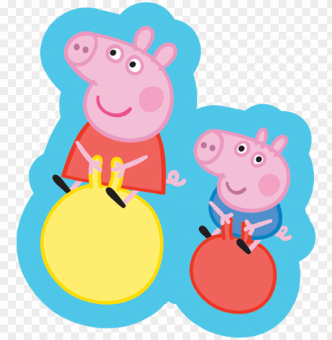 eppa pig balloons clip art freeuse stock - peppa pig foil balloo PNG images with alpha transparency layer PNG transparent with Clear Background ID f62af49c