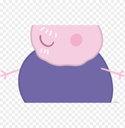 eppa pig - peppa pig grandpa pi PNG Graphic Isolated with Transparency