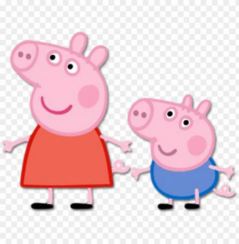 eppa pig pack - peppa pig from the front PNG pictures with no background