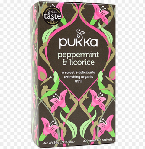 eppermint & licorice tea - pukka peppermint and licorice Clear background PNGs