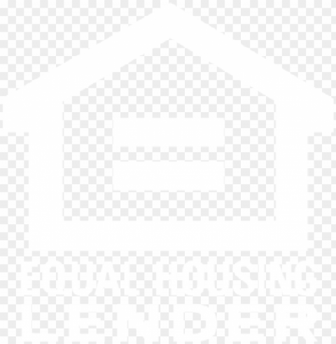 equal housing opportunity disclaimer - equal housing lender logo white PNG transparent designs for projects
