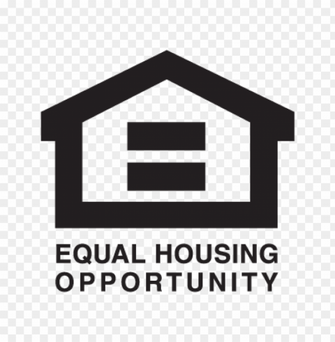 equal housing opportunity logo vector Isolated Subject on HighQuality PNG