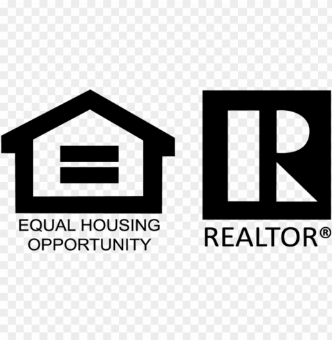 equal housing & realtor logo black - equal realtor logo Isolated Design Element in PNG Format
