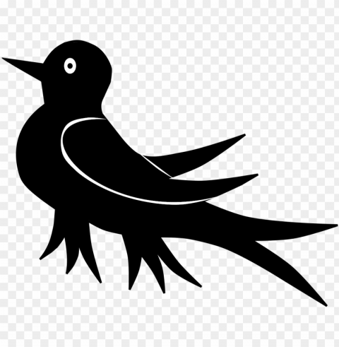 Erching Bird PNG Graphic With Isolated Transparency