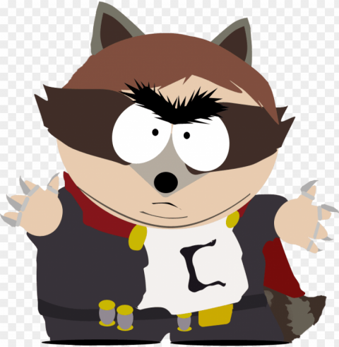 eric cartman as the coon - coon south park Clear pics PNG