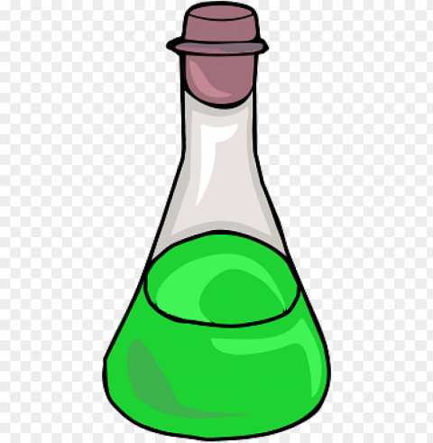 erlenmeyer flask with green liquid PNG transparent graphics comprehensive assortment