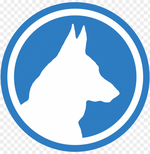 erman shepherd dog logos Isolated Character on Transparent PNG
