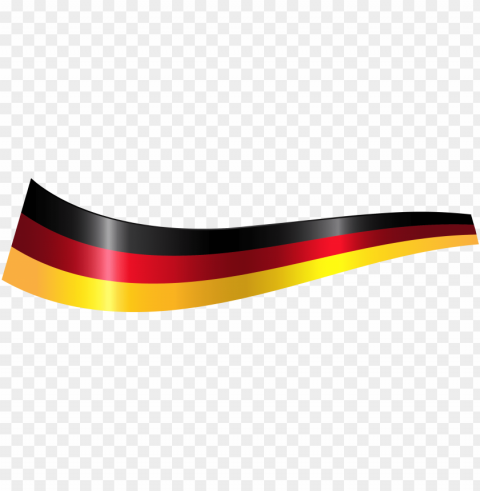 ermany flag - german flag ribbon Transparent PNG Isolated Object Design