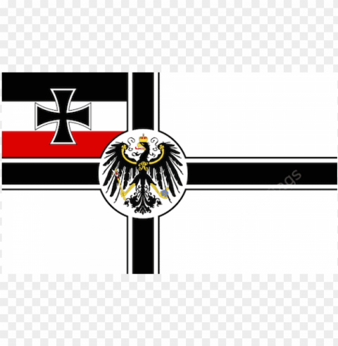 ermany ww1 imperial crest flag - german empire fla PNG with transparent backdrop