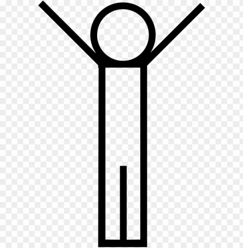 erson standing with arms up comments - portable network graphics Isolated Illustration on Transparent PNG