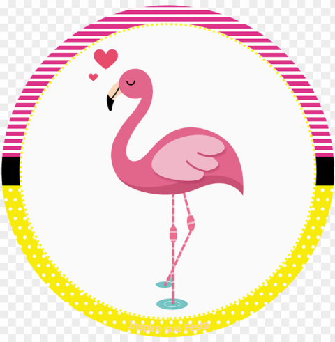 ersonalizados gratuitos inspire sua festa flamingo - flamingo Isolated Character on HighResolution PNG
