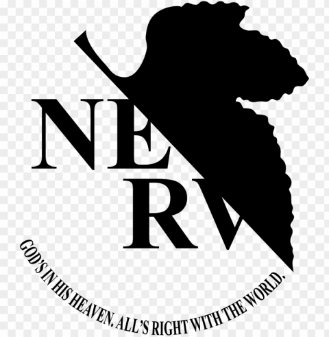 erv logo - neon genesis evangelion nerv logo PNG Image with Clear Isolated Object