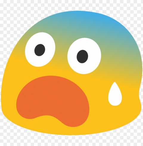 ervous emoji google Isolated Subject with Transparent PNG